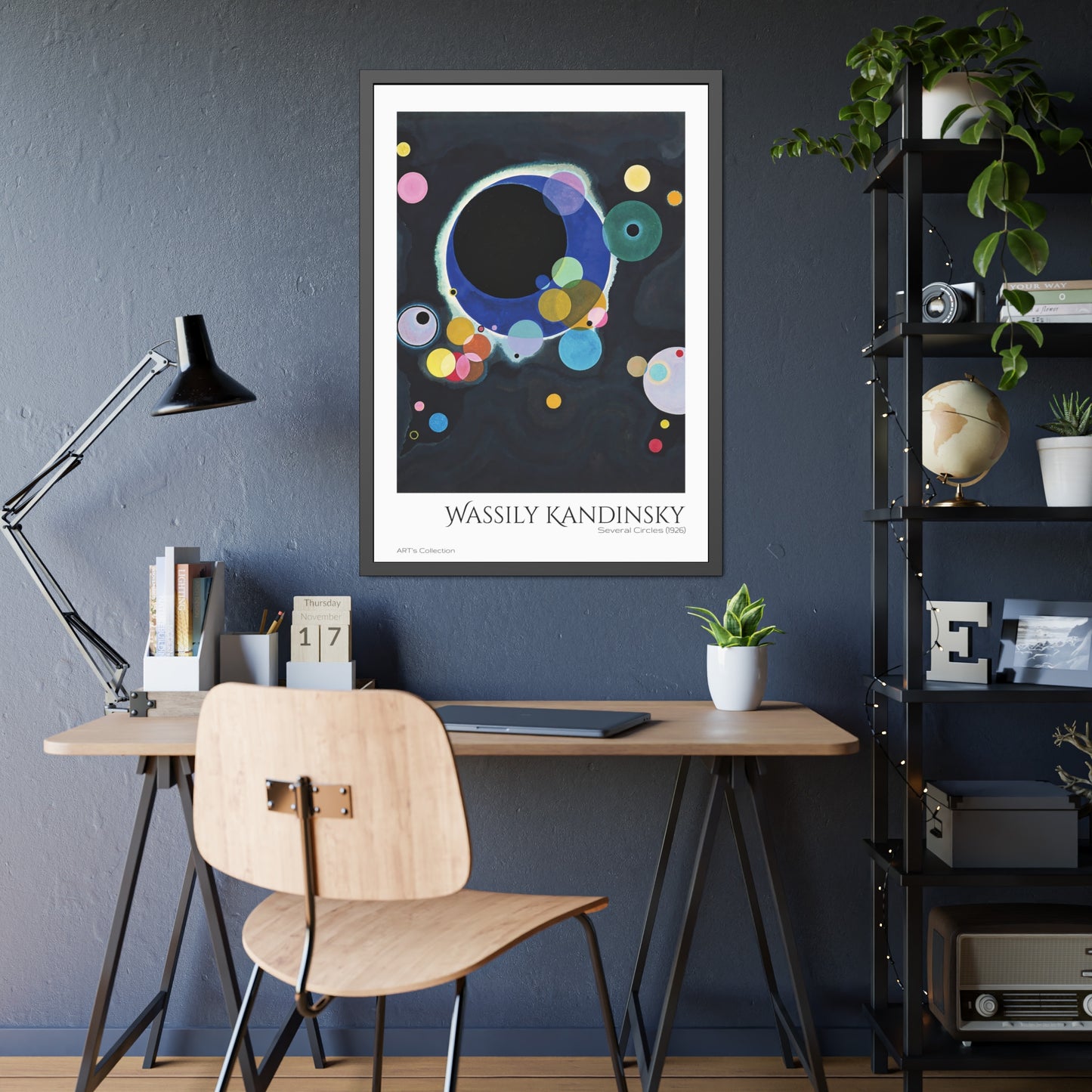 Several Circles (1926) by Wassily Kandinsky / Affiche Encadrée série ART's Collection