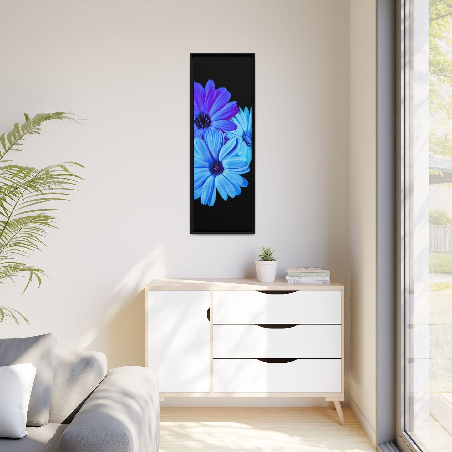 Collection Signature "FLORAL Numéro 2" sur Toile encadrée avec caisse américaine