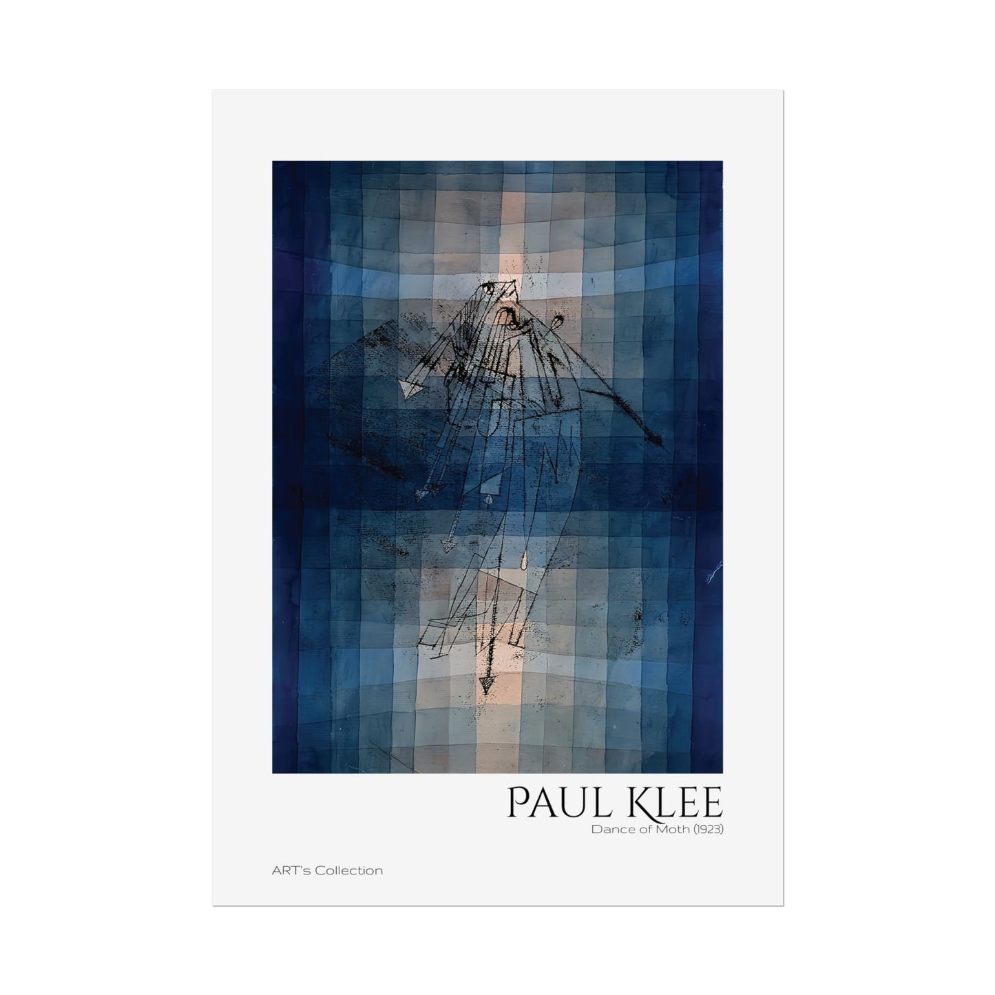 Dance of Moth (1923) by Paul Klee / Affiche imprimée - Série ART's Collection