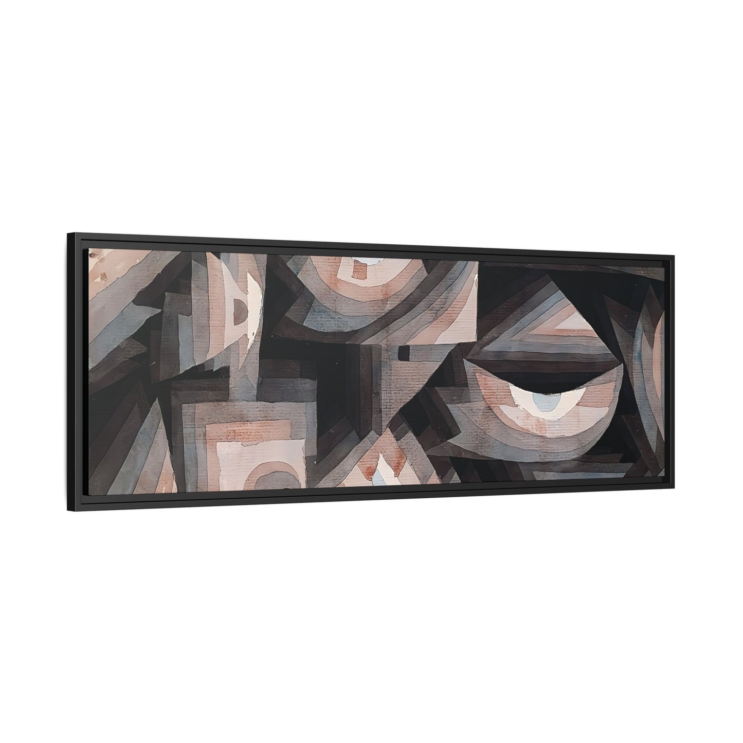 Crystal gradation (1922) by Paul Klee / Toile encadrée sur caisse américaine