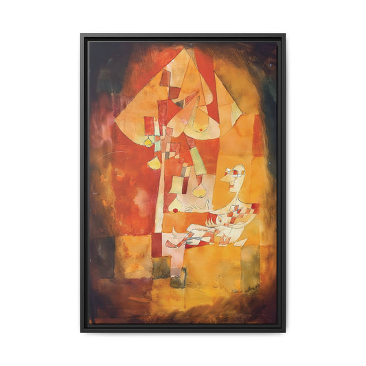 The Man Under the Pear Tree (1921) by Paul Klee / Toile encadrée sur caisse américaine