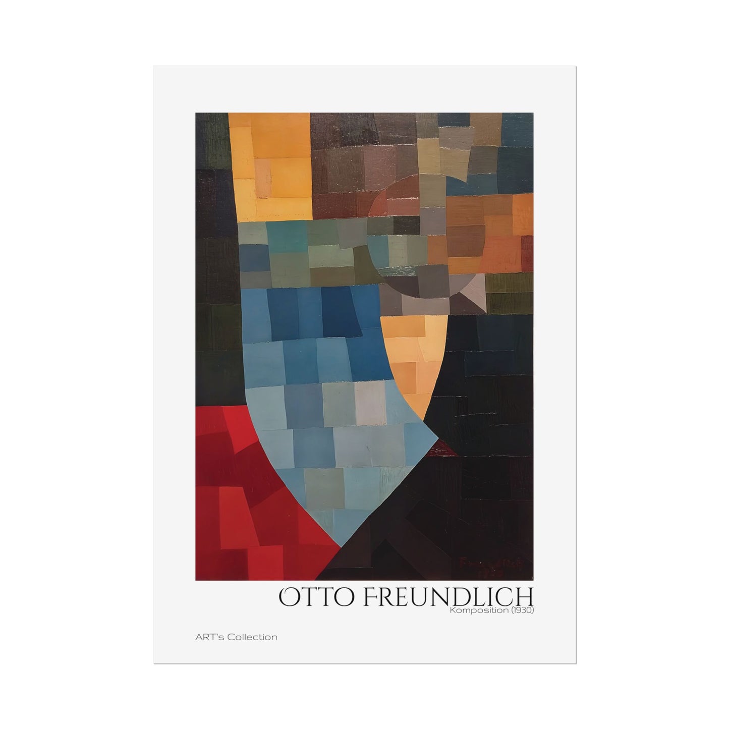 Komposition (1930) by Otto Freundlich / Affiche imprimée - Série ART's Collection