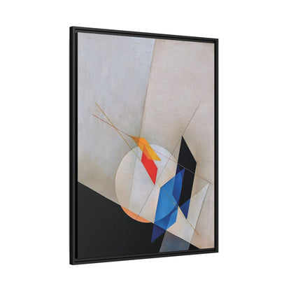 A 18 (1927) by László Moholy-Nagy  / Toile encadrée sur caisse américaine
