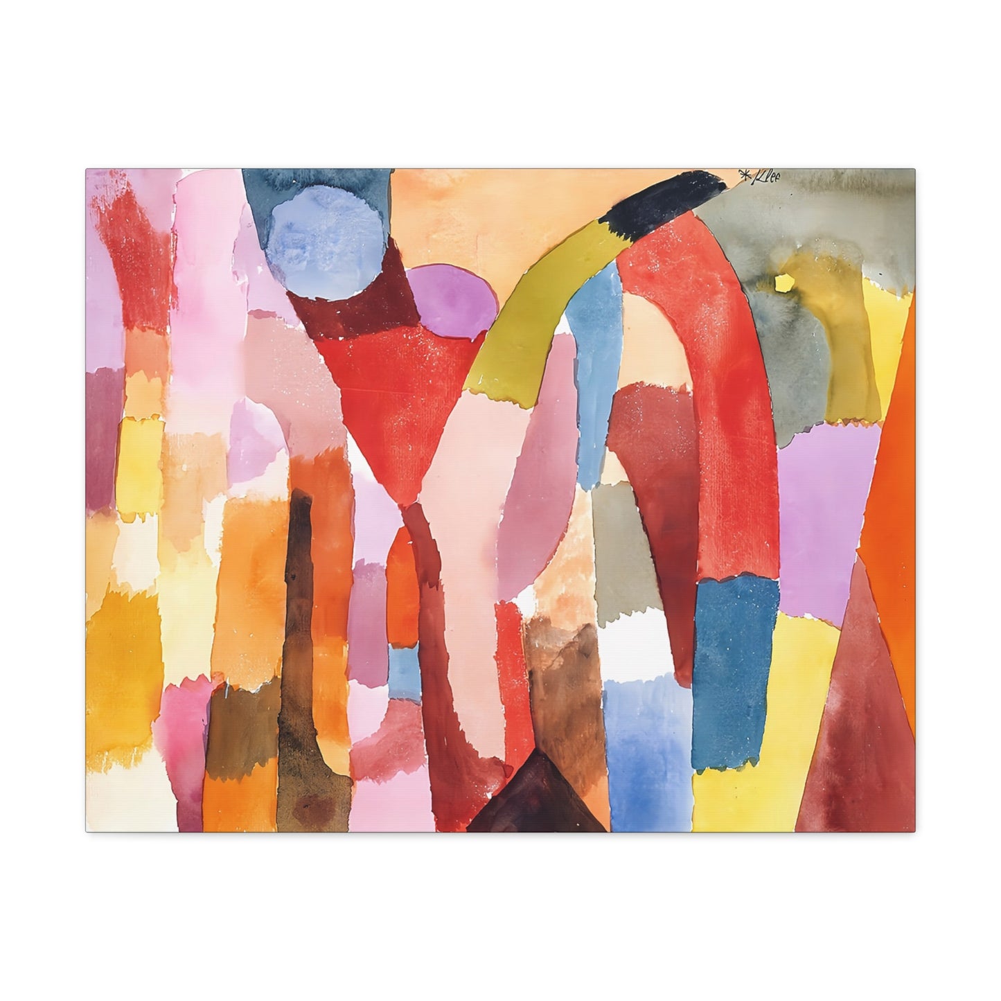 Movement of Vaulted Chambers (1915) by Paul Klee   / Reproduction Fine Art sur Toile / Epaisseur 3,2cm - 1'25 po