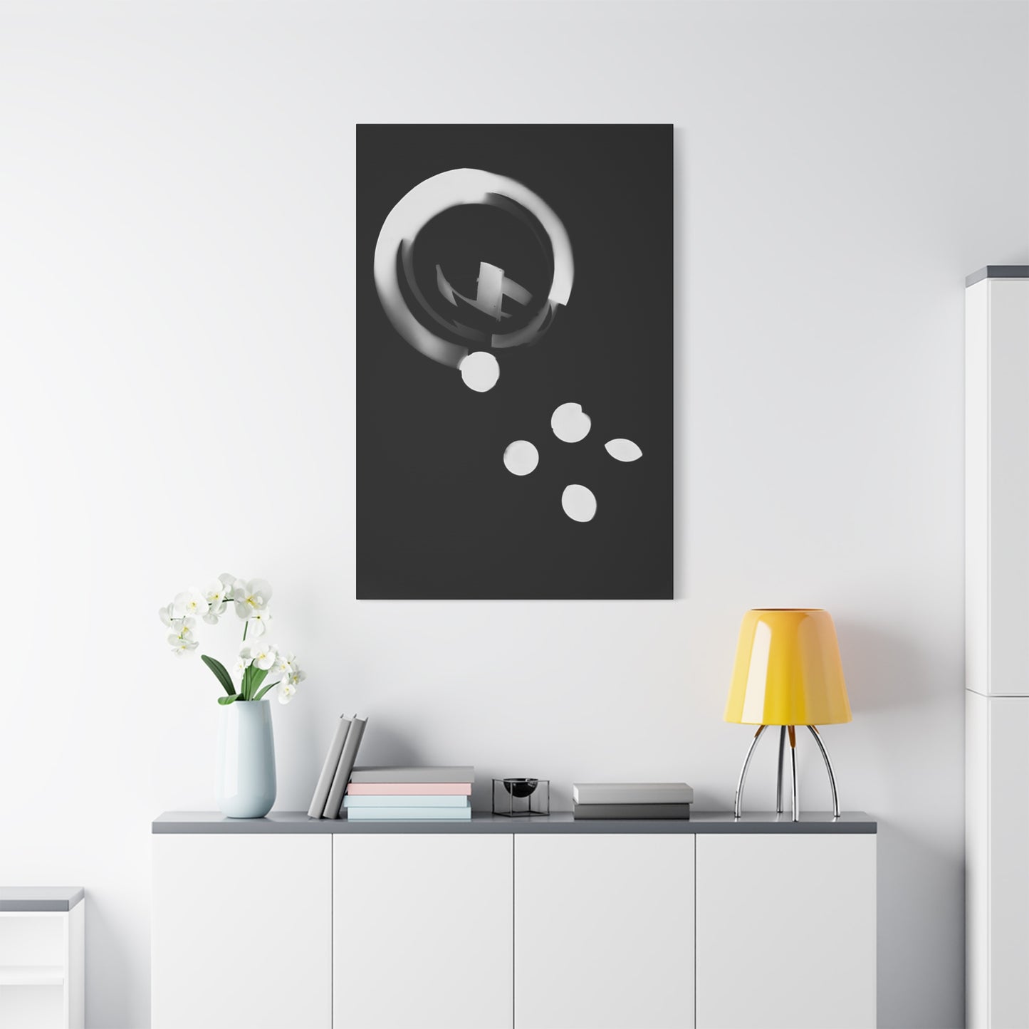 Fotogramm (1925) by László Moholy-Nagy  / Reproduction Fine Art sur Toile /  Epaisseur 3.2 cm - 1.25 inch