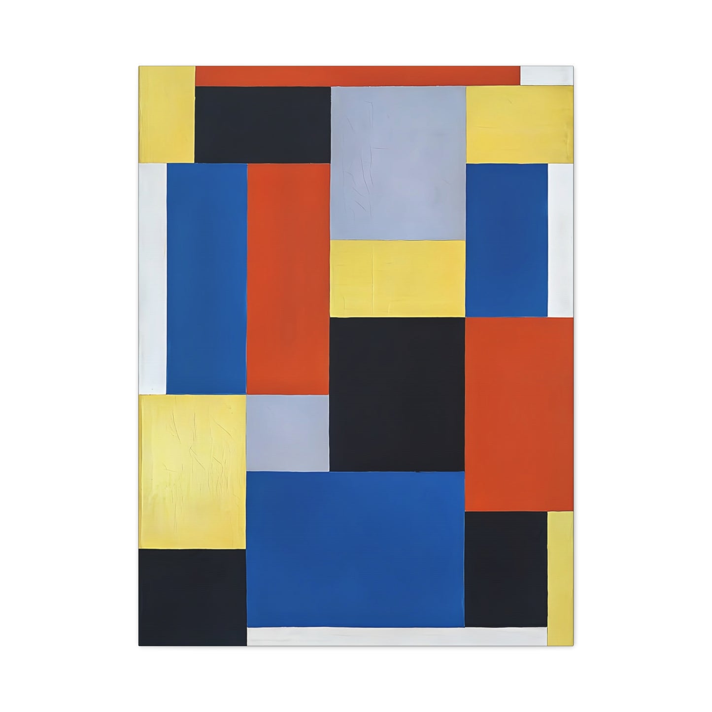 Composition XX (1920) by Theo van Doesburg  / Reproduction Fine Art sur Toile / Epaisseur 3.2 cm - 1.25 inch