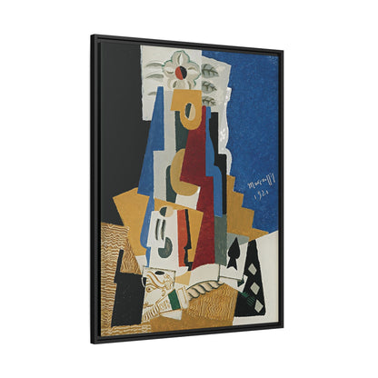 Nature Morte à L'as De Pique by Louis Marcoussis / Toile encadrée sur caisse américaine