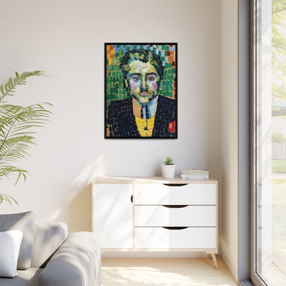 Jean Metzinger by Robert Delaunay  / Toile encadrée sur caisse américaine