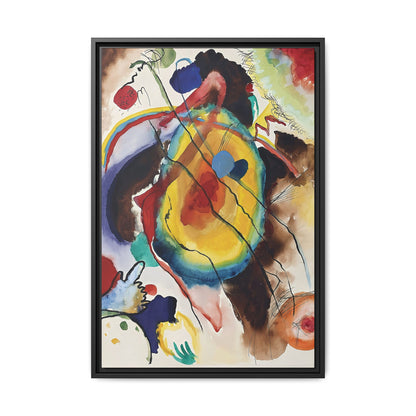 Entwurf zu einem Wandbild für Edwin R. Campbell by Wassily Kandinsky (1914) by Wassily Kandinsky / Toile encadrée sur caisse américaine