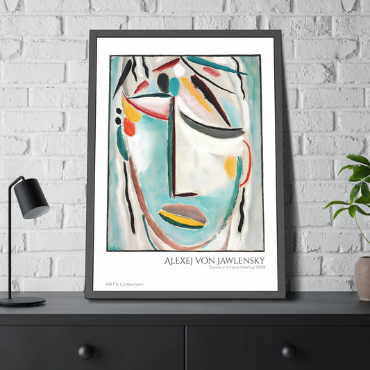 Saviour's face Martyr (1919) by Alexej von Jawlensky  / Affiche Encadrée série ART's Collection