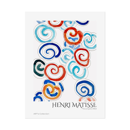 Escargots (1953) by Henri Matisse / Affiche imprimée - Série ART's Collection
