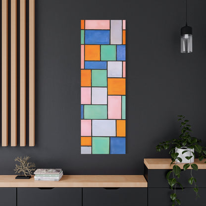 Composition in dissonances (1919) by Theo van Doesburg  / Reproduction Fine Art sur Toile / Epaisseur 3.2 cm - 1.25 inch