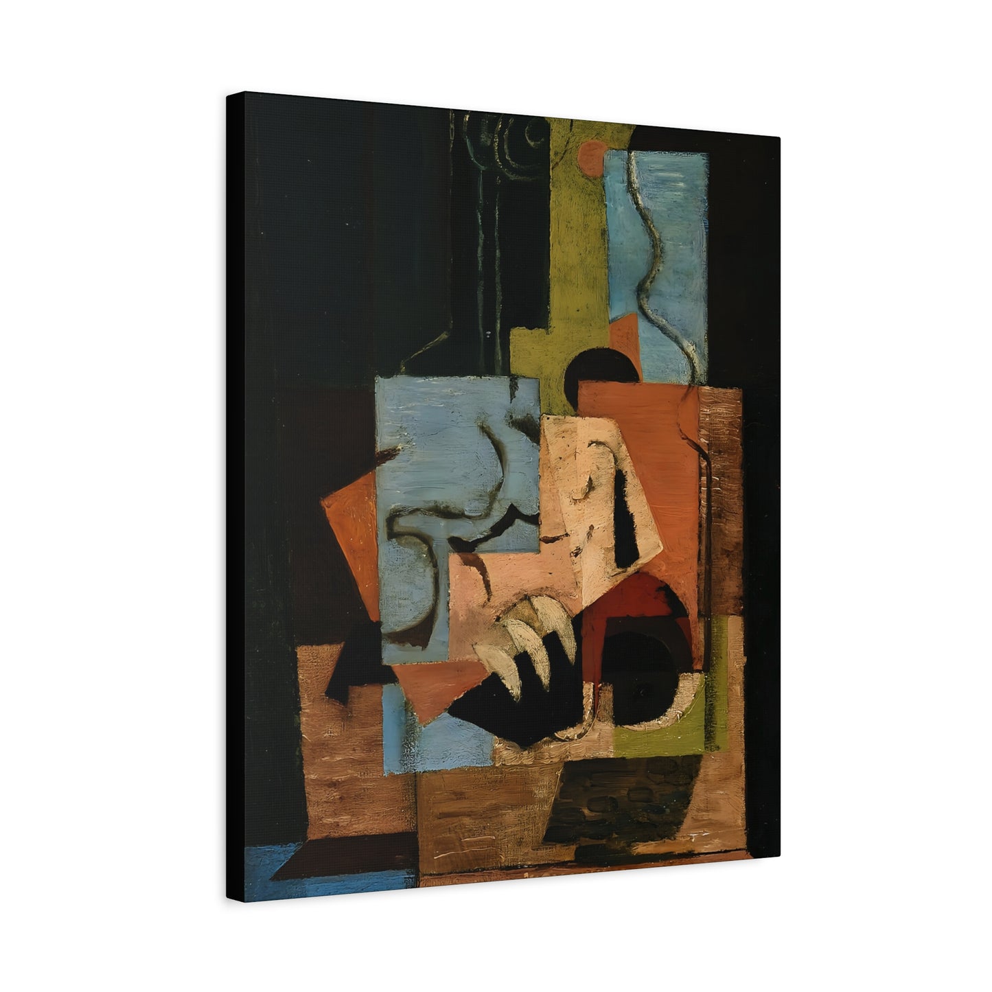 Composition (1919) by Louis Marcoussis  / Reproduction Fine Art sur Toile /  Epaisseur 3.2 cm - 1.25 inch