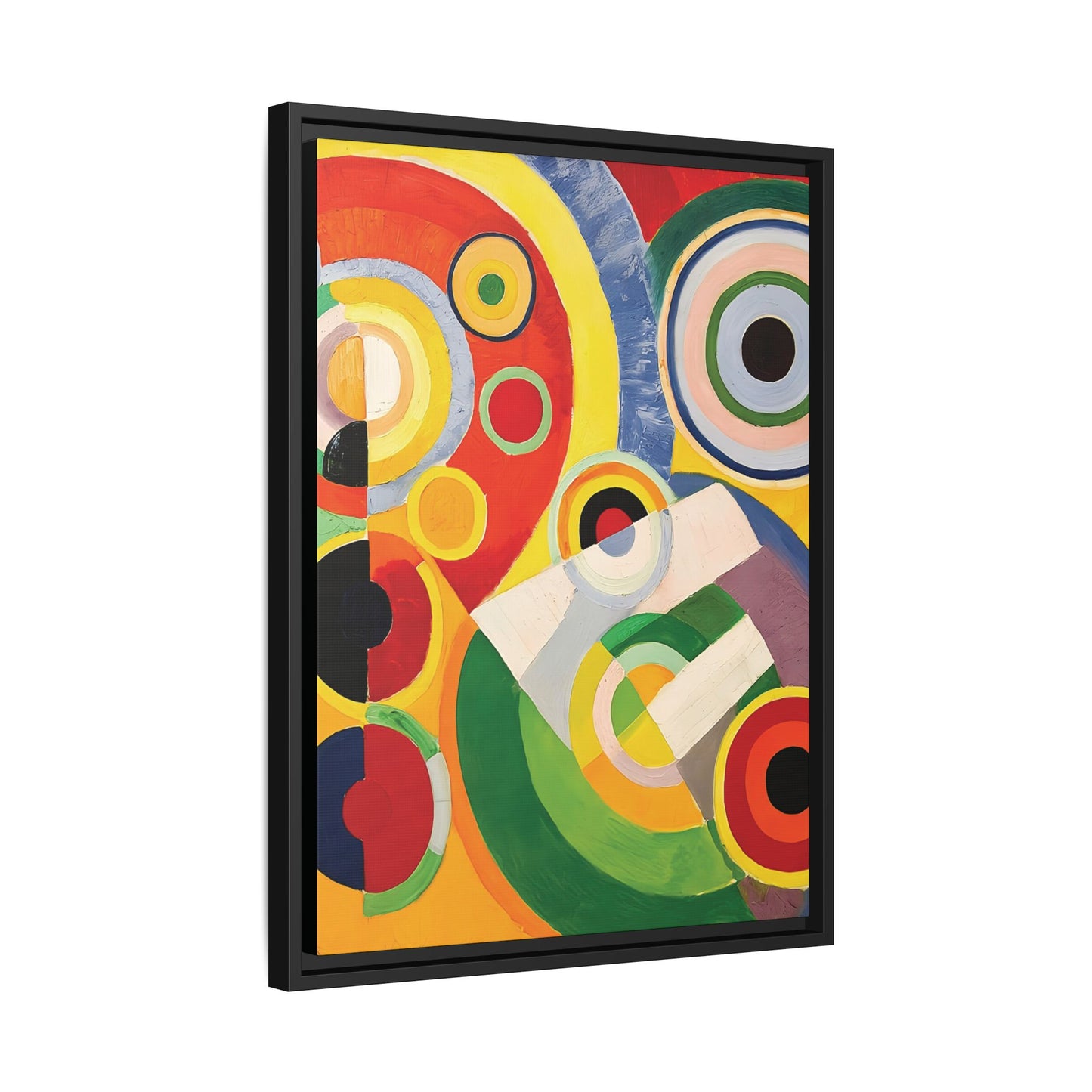 Rythme, Joie de vivre (1930) by Robert Delaunay  / Toile encadrée sur caisse américaine