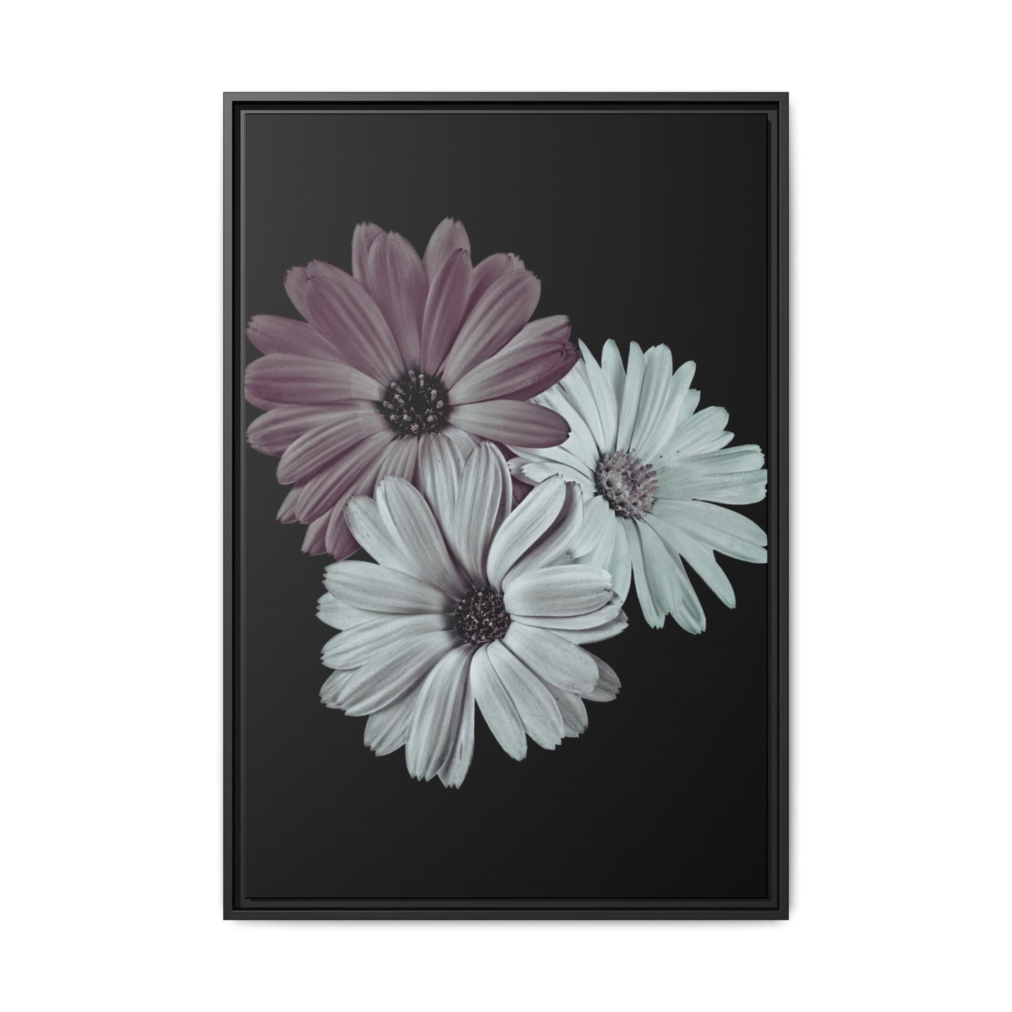 Collection Signature "FLORAL Numéro 5" sur Toile encadrée avec caisse américaine