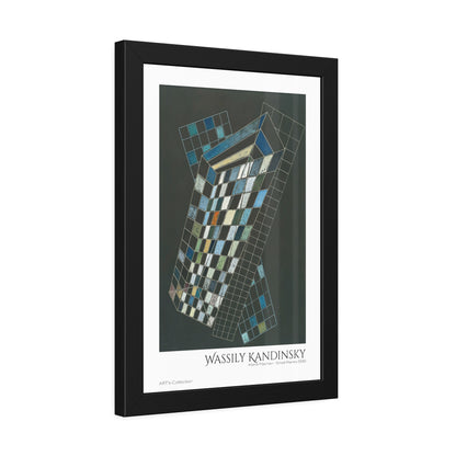 Kleine Flächen - Small Planes (1936) by Wassily Kandinsky / Affiche Encadrée série ART's Collection