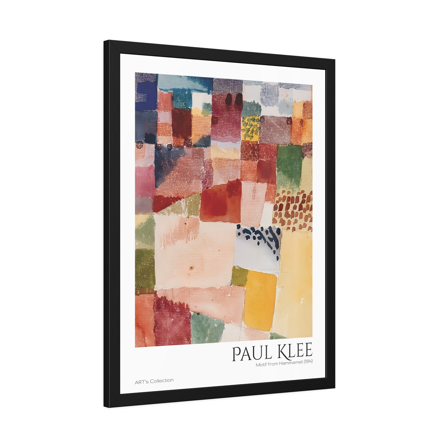 Motif from Hammamet (1914) by Paul Klee / Affiche Encadrée série ART's Collection