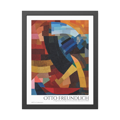 Fragments de figure à l'ensemble des plans (1928) by Otto Freundlich  / Affiche Encadrée série ART's Collection