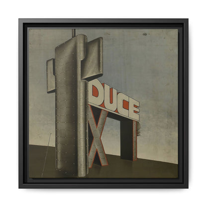 Parole in liberta - futuriste olfattive tattili-termiche Pl. 14 (1932) by Filippo Tommaso / Toile encadrée sur caisse américaine