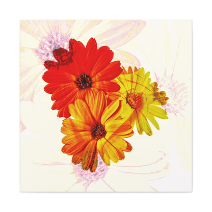 Collection Signature "FLORAL Numéro 19" sur Toile Fine Art sur Toile / Epaisseur 3,2cm - 1'25 po