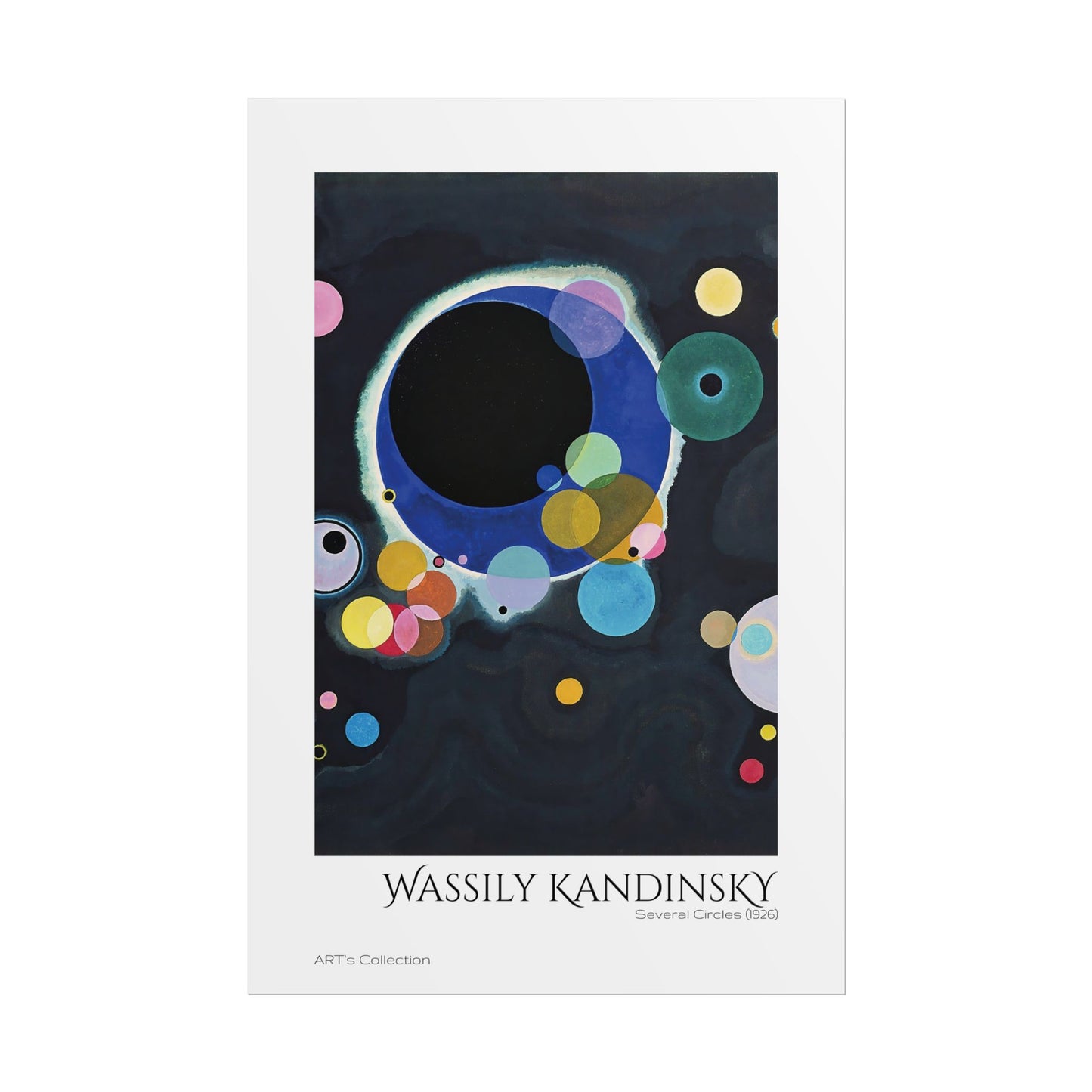 Several Circles (1926) by Wassily Kandinsky / Affiche imprimée - Série ART's Collection