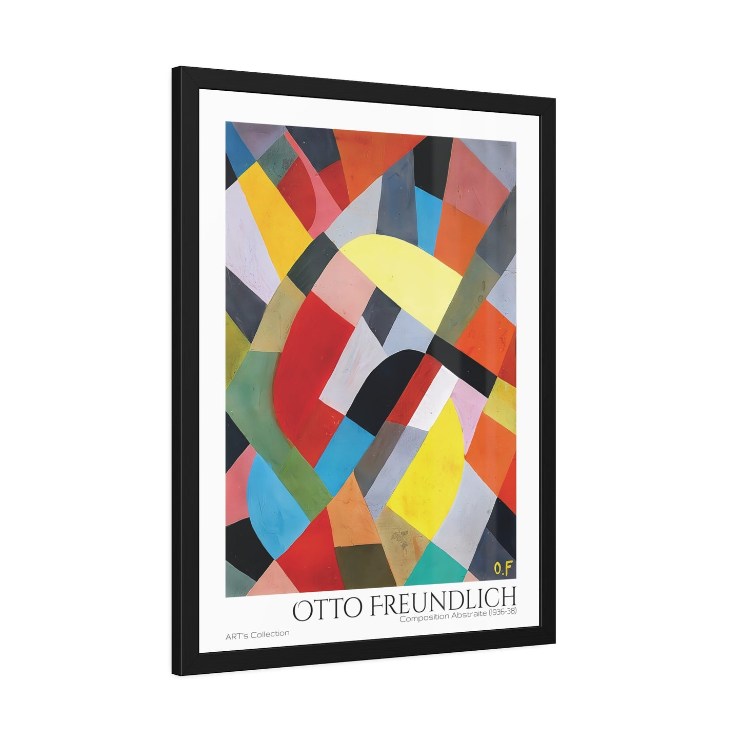 Composition Abstraite (1936-38) by Otto Freundlich  / Affiche Encadrée série ART's Collection