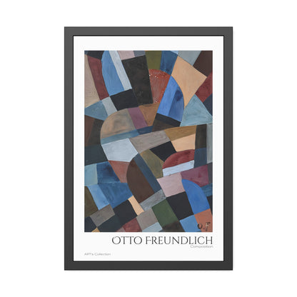 Composition by Otto Freundlich  / Affiche Encadrée série ART's Collection