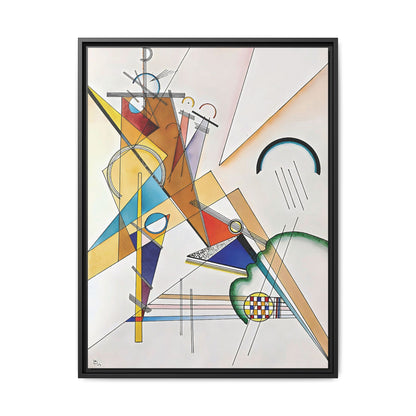 Wassily Kandinsky / Tissu (1923) / Toile encadrée sur caisse américaine