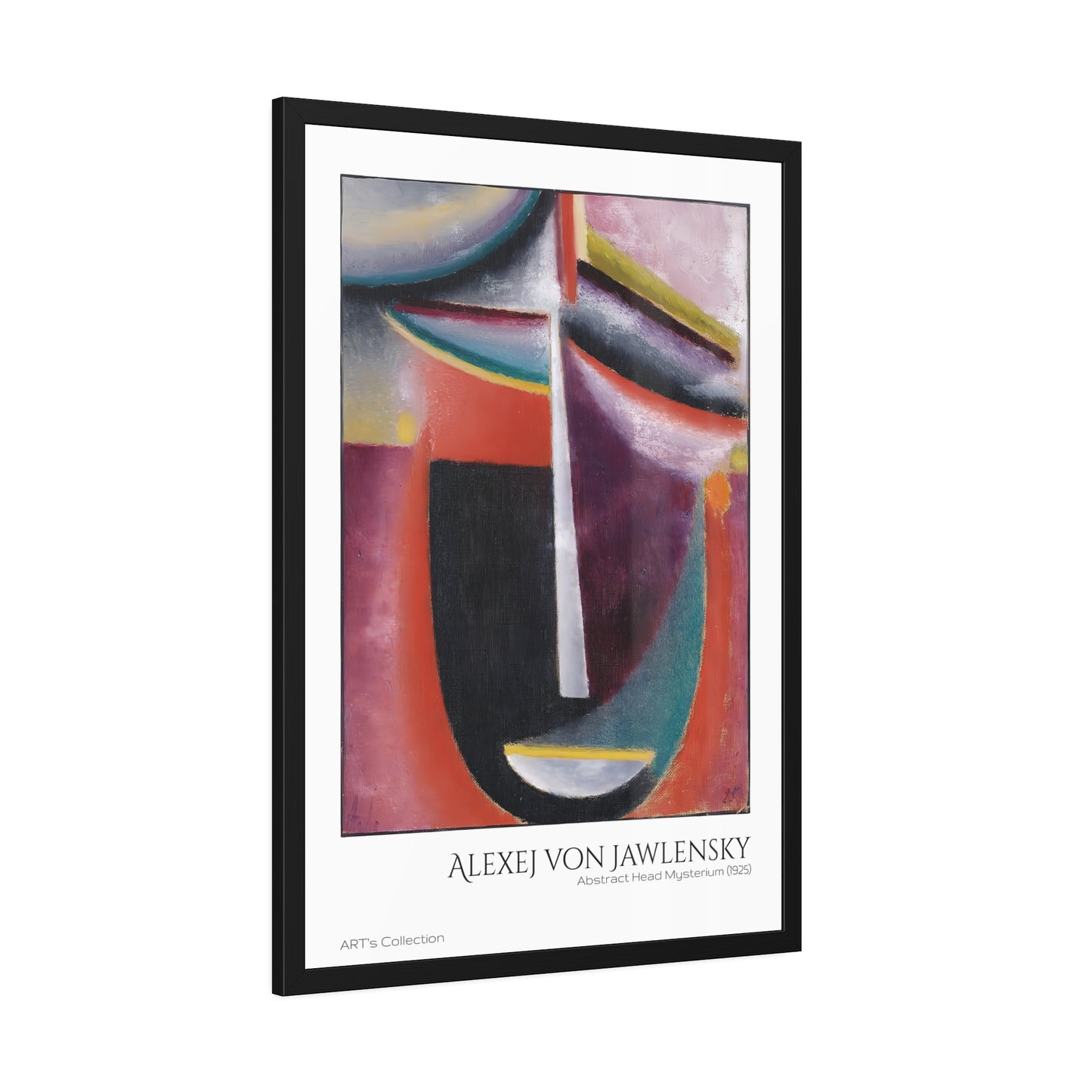 Abstract Head Mysterium (1925) by Alexej von Jawlensky  / Affiche Encadrée série ART's Collection
