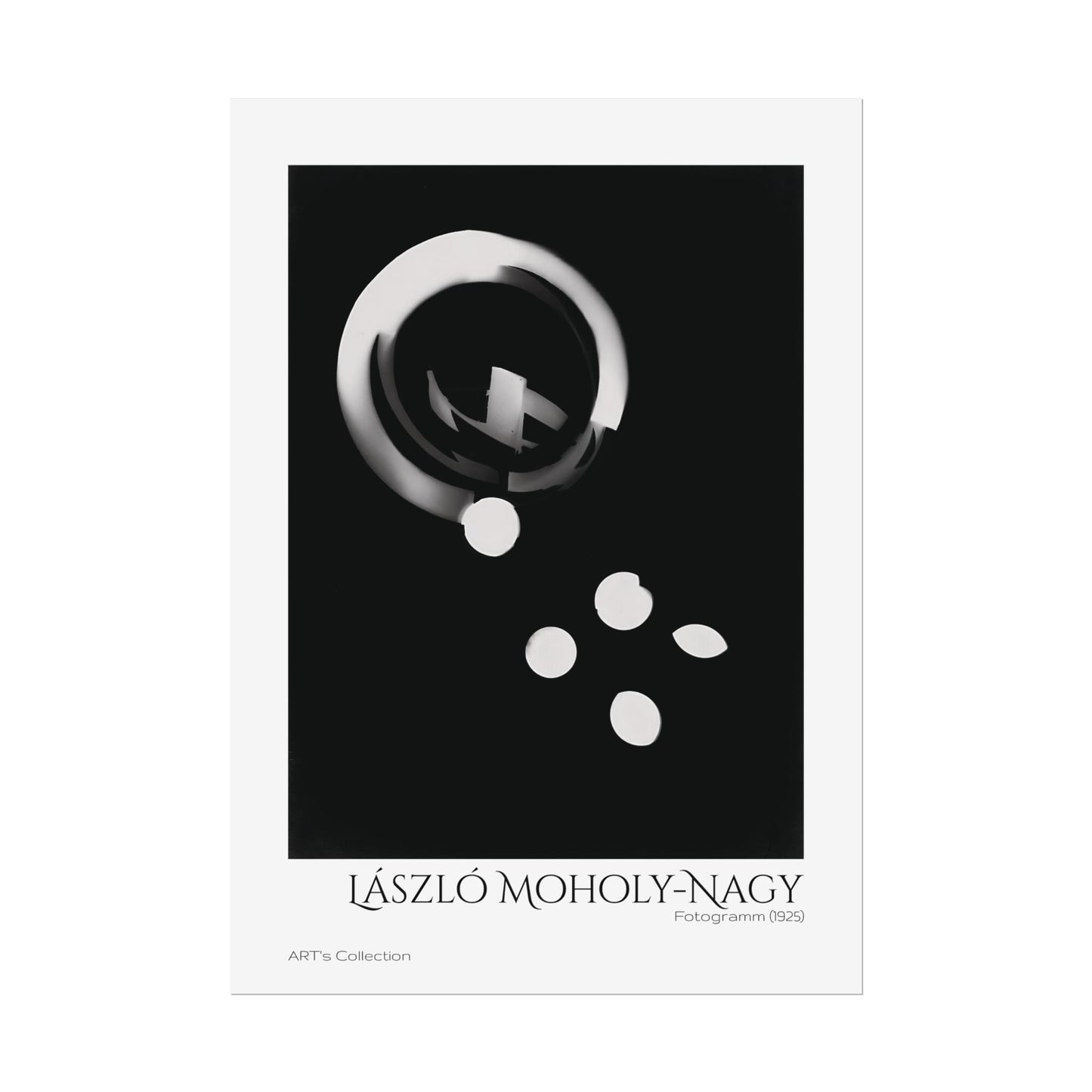 Fotogramm (1925) by László Moholy-Nagy / Affiche imprimée - Série ART's Collection