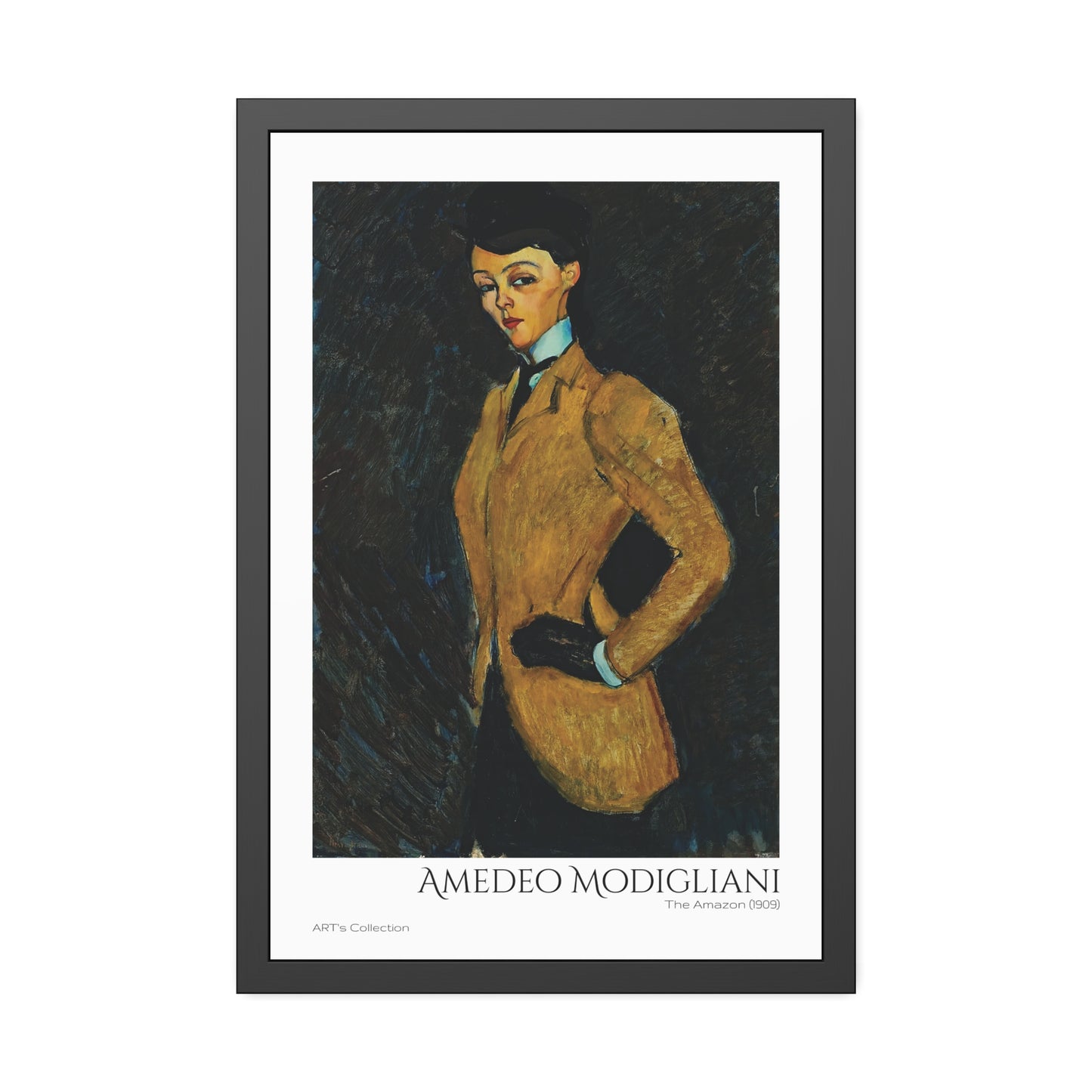 The Amazon (1909) by Amedeo Modigliani  / Affiche Encadrée série ART's Collection