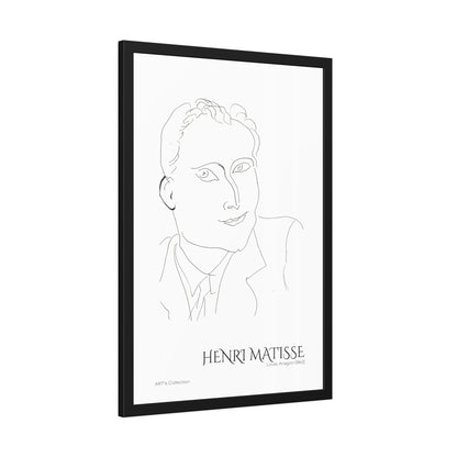 Louis Aragon (1943) by Henri Matisse / Affiche Encadrée série ART's Collection