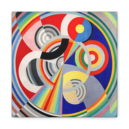 Rythme numéro 1 (1938) by Robert Delaunay / Reproduction Fine Art sur Toile / Large Epaisseur 3.2 cm - 1.25 inch