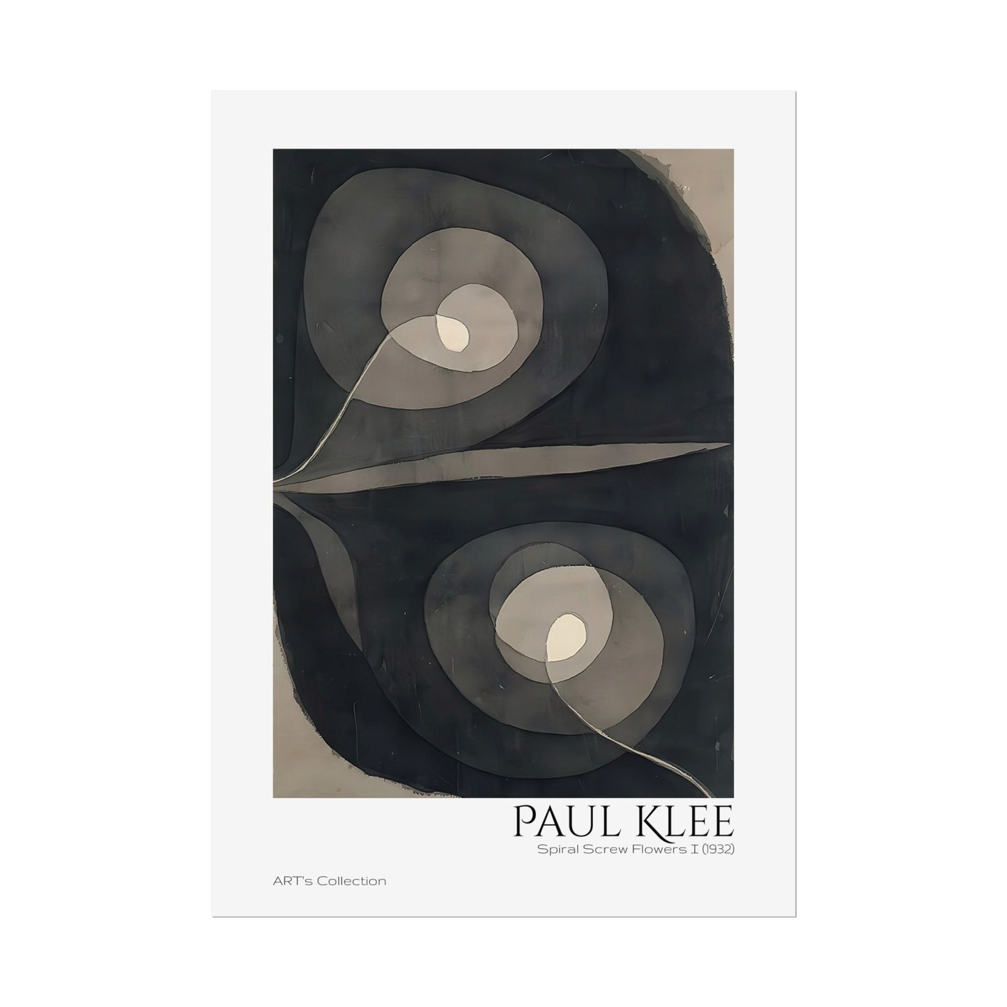 Spiral Screw Flowers I (1932)  by Paul Klee / Affiche imprimée - Série ART's Collection