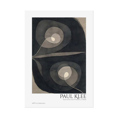 Spiral Screw Flowers I (1932)  by Paul Klee / Affiche imprimée - Série ART's Collection