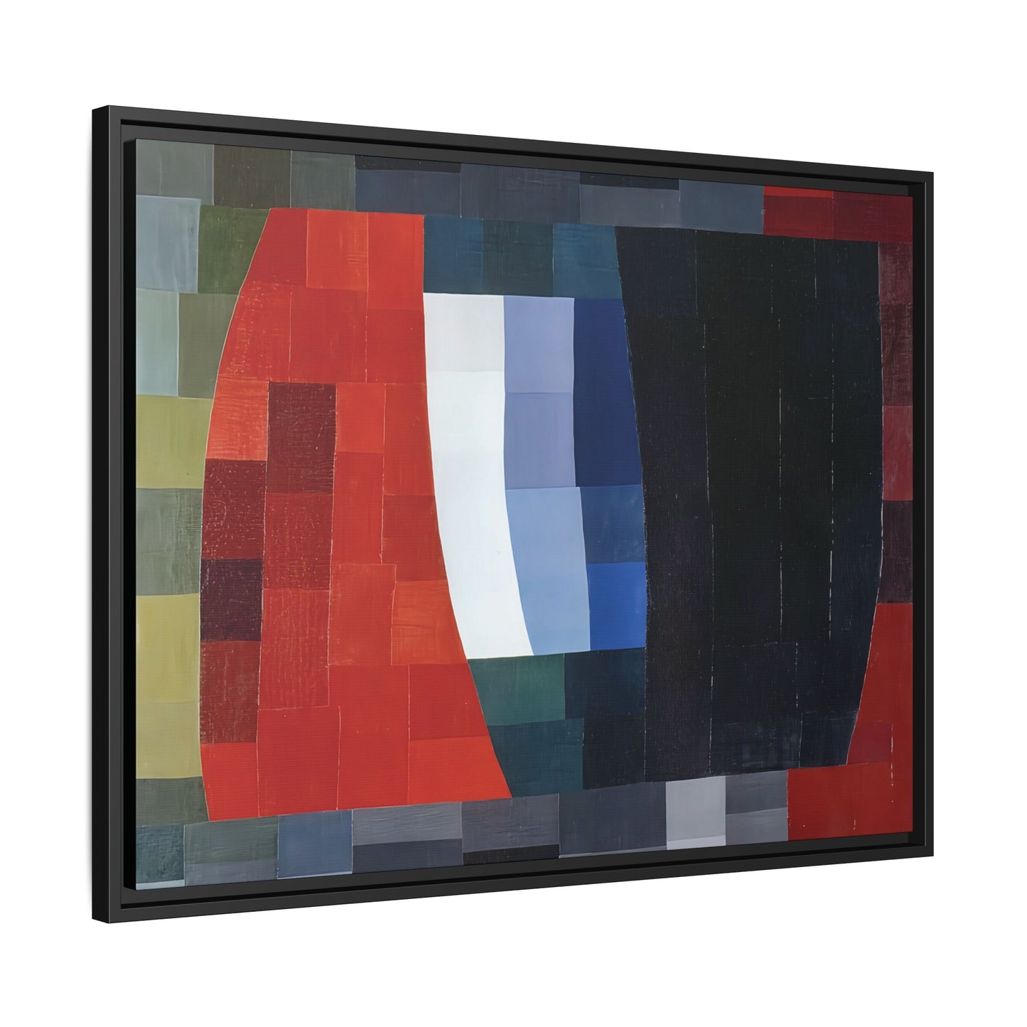 My Sky is Red (1933)  by Otto Freundlich / Toile encadrée sur caisse américaine