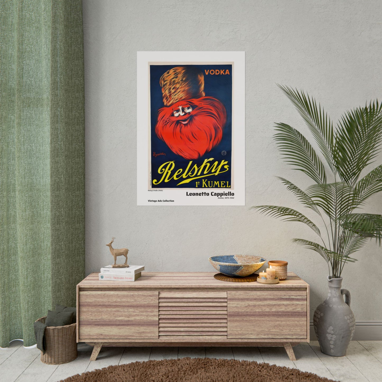 Relsky'S Vodka (1925) by Leonetto Cappiello / Affiche imprimée - Série Vintage Ads Collection