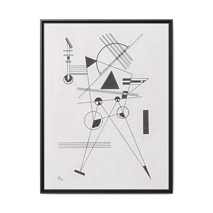 Wassily Kandinsky / Lithographie No. 1 (1925) / Toile encadrée sur caisse américaine