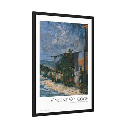 Shelter on Montmartre (1887)  by Vincent Van Gogh / Affiche Encadrée série ART's Collection