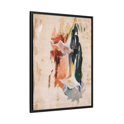 Study of a flower by Jan Ciaglinski  / Toile encadrée sur caisse américaine