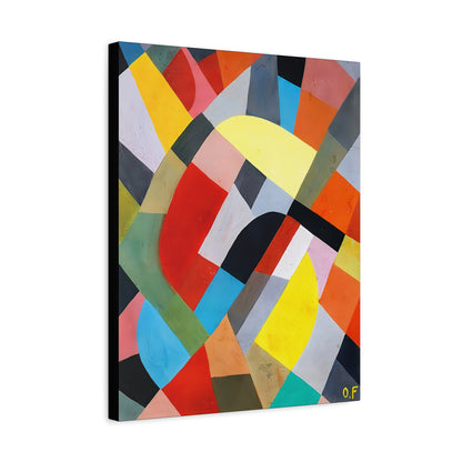 Composition Abstraite (1936-38)  by Otto Freundlich  / Reproduction Fine Art sur Toile /  Epaisseur 3.2 cm - 1.25 inch