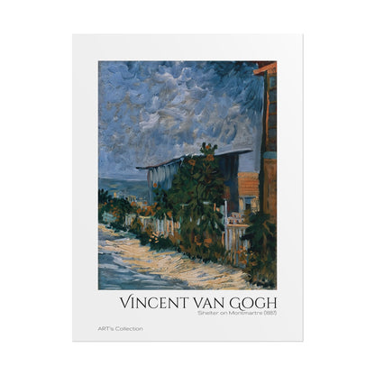Shelter on Montmartre (1887) by Vincent van Gogh / Affiche imprimée - Série ART's Collection