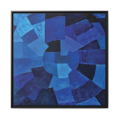 Komposition in Blau (1931) by Otto Freundlich / Toile encadrée sur caisse américaine