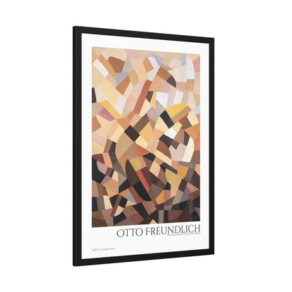 Komposition (ca 1939-1942) by Otto Freundlich  / Affiche Encadrée série ART's Collection