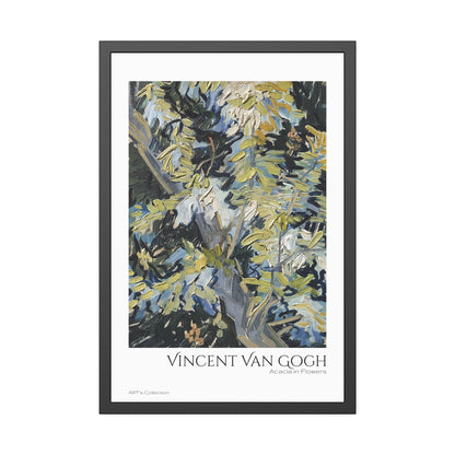 Acacia in Flowers by Vincent Van Gogh / Affiche Encadrée série ART's Collection