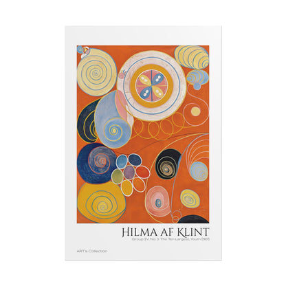 Group IV, No. 3. The Ten Largest, Youth (1907) by Hilma af Klint  / Affiche imprimée - Série ART's Collection