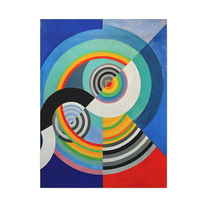 Rythme numéro 3 (1938) by Robert Delaunay / Reproduction Fine Art sur Toile / Epaisseur 3,2cm - 1'25 po