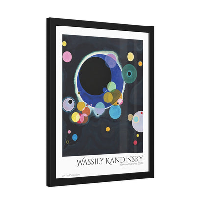 Several Circles (1926) by Wassily Kandinsky / Affiche Encadrée série ART's Collection