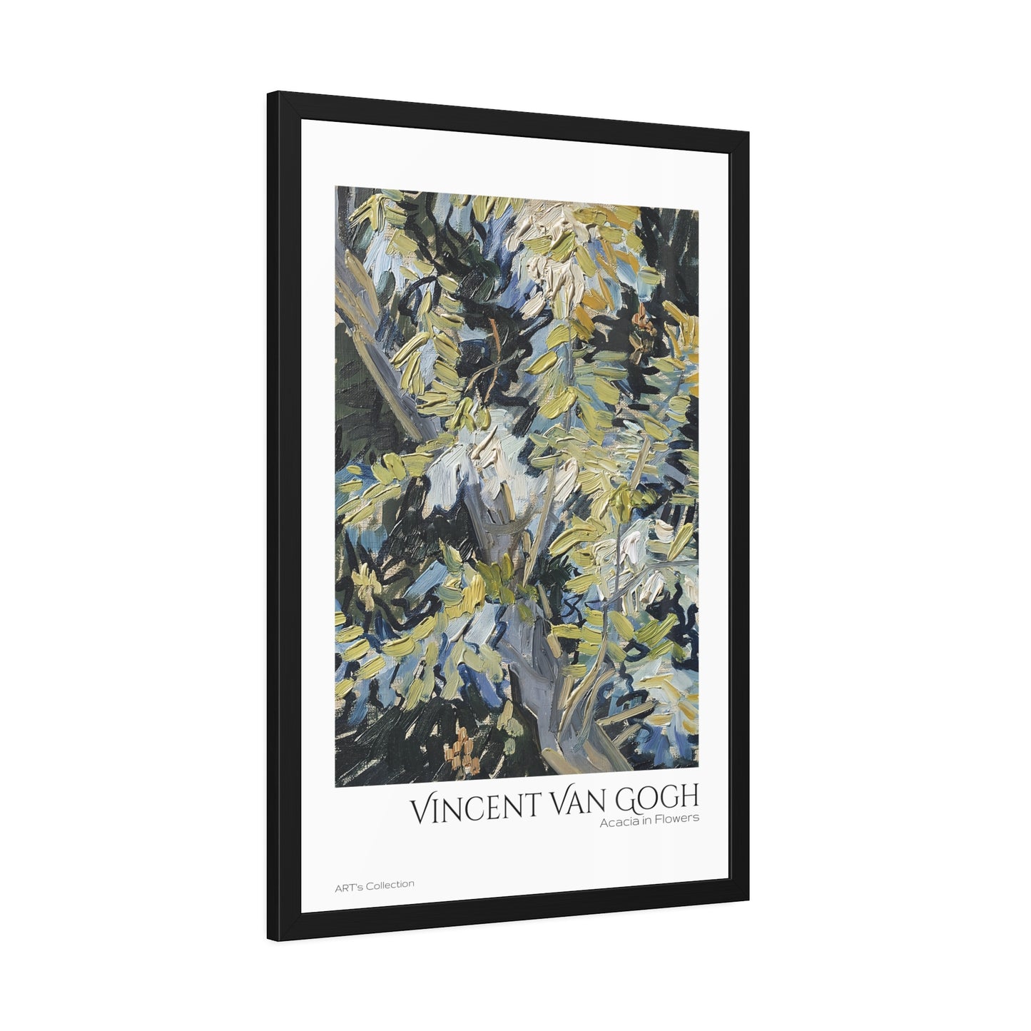 Acacia in Flowers by Vincent Van Gogh / Affiche Encadrée série ART's Collection