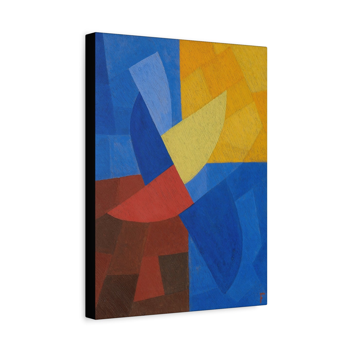 Composition (around 1932) by Otto Freundlich  / Reproduction Fine Art sur Toile /  Epaisseur 3.2 cm - 1.25 inch